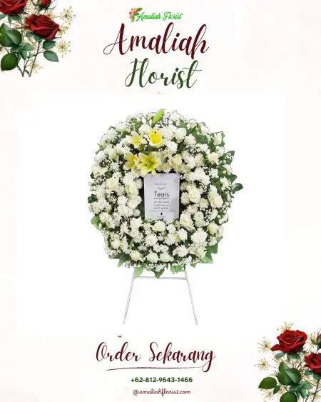 Krans Bunga Duka Memahak Besar