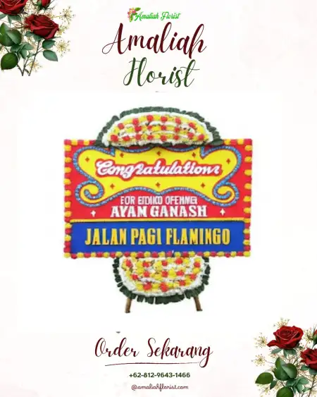 Sewa Papan Bunga Memahak Besar